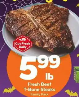 Save a Lot Fresh Beef T-Bone Steaks offer