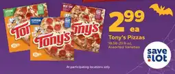 Save a Lot Tony's Pizzas offer
