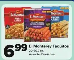 Save a Lot El Monterey Taquitos offer