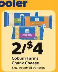 Save a Lot Coburn Farms Chunk Cheese offer