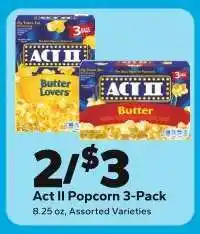 Save a Lot Act II Popcorn 3-Pack offer