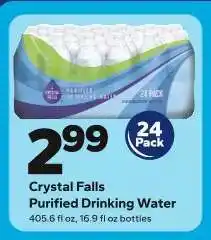 Save a Lot Crystal Falls Purified Drinking Water offer