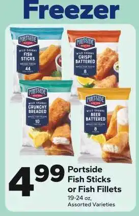 Save a Lot Portside Fish Sticks or Fish Fillets offer