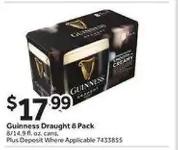 Stop&Shop Guinness Draught 8 Pack offer