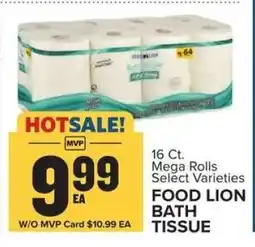 Food Lion FOOD LION BATH TISSUE offer