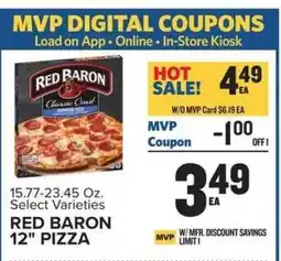 Food Lion Red Baron 12 Pizza offer