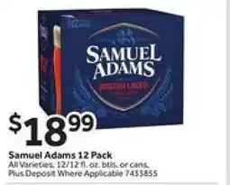 Stop&Shop Samuel Adams 12 Pack offer