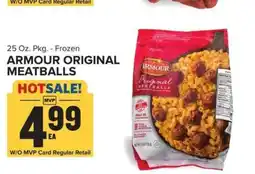 Food Lion ARMOUR ORIGINAL MEATBALLS offer