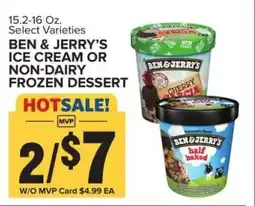 Food Lion Ben & Jerry's Ice Cream or Non-Dairy Frozen Dessert offer