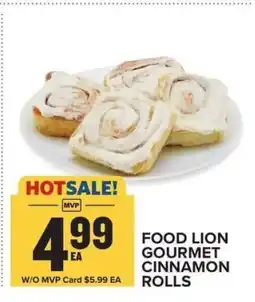 Food Lion FOOD LION GOURMET CINNAMON ROLLS offer