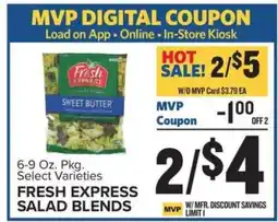 Food Lion Fresh Express Salad Blends offer