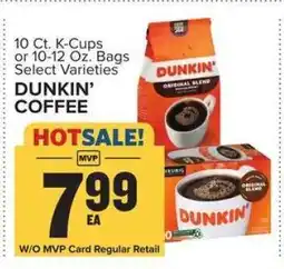 Food Lion Dunkin' Coffee offer