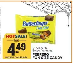 Food Lion Ferrero Fun Size Candy offer