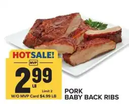 Food Lion Pork Baby Back Ribs offer