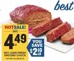 Food Lion 80% Lean Fresh Ground Chuck offer