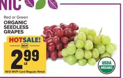 Food Lion Organic Seedless Grapes offer