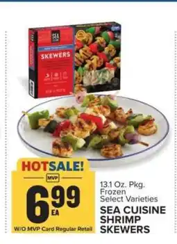 Food Lion Sea Cuisine Shrimp Skewers offer