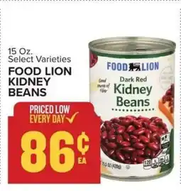 Food Lion FOOD LION KIDNEY BEANS offer