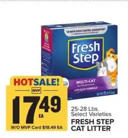 Food Lion Fresh Step Cat Litter offer