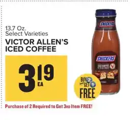 Food Lion Victor Allen's Iced Coffee offer