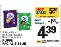 Food Lion Puffs Facial Tissue offer