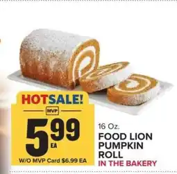 Food Lion FOOD LION PUMPKIN ROLL offer