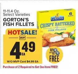 Food Lion Gorton's Fish Fillets offer