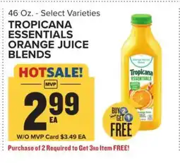 Food Lion Tropicana Essentials Orange Juice Blends offer