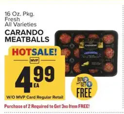 Food Lion Carando Meatballs offer