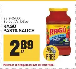 Food Lion Ragú Pasta Sauce offer