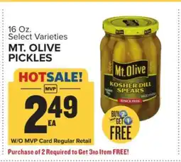 Food Lion Mt. Olive Pickles offer