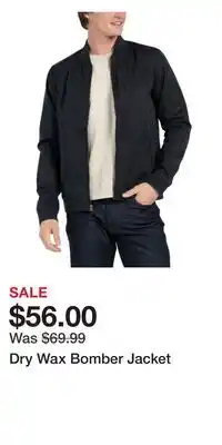 TJ Maxx Dry Wax Bomber Jacket offer
