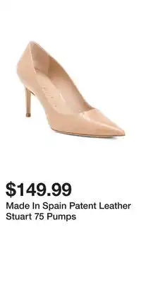 TJ Maxx Made In Spain Patent Leather Stuart 75 Pumps offer
