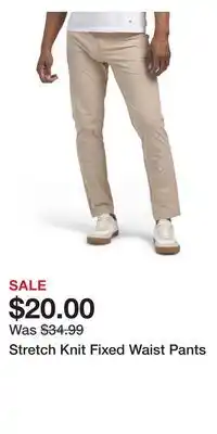 TJ Maxx Stretch Knit Fixed Waist Pants offer
