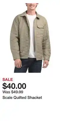 TJ Maxx Scale Quilted Shacket offer