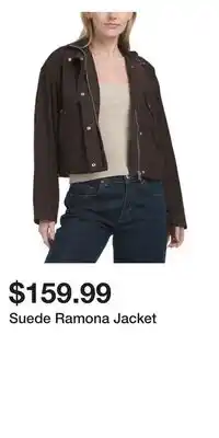 TJ Maxx Suede Ramona Jacket offer