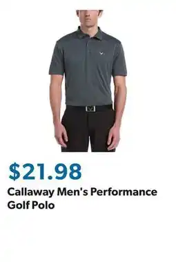 Sam's Club Callaway Men's Performance Golf Polo offer
