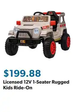 Sam's Club Licensed 12V 1-Seater Rugged Kids Ride-On offer