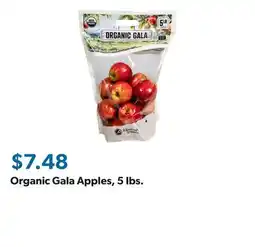 Sam's Club Organic Gala Apples, 5 lbs offer