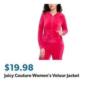 Sam's Club Juicy Couture Women's Velour Jacket offer
