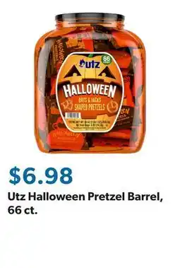 Sam's Club Utz Halloween Pretzel Barrel, 66 ct offer