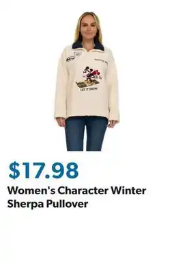 Sam's Club Women's Character Winter Sherpa Pullover offer