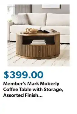 Sam's Club Member's Mark Moberly Coffee Table with Storage, Assorted Finish Options offer