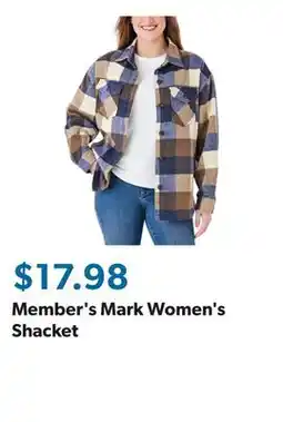 Sam's Club Member's Mark Women's Shacket offer
