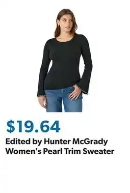 Sam's Club Edited by Hunter McGrady Women's Pearl Trim Sweater offer