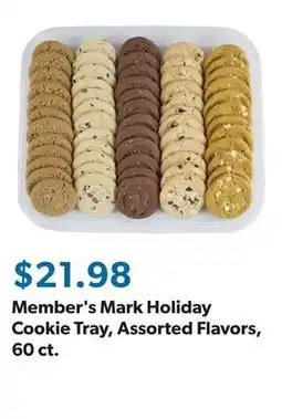Sam's Club Member's Mark Holiday Cookie Tray, Assorted Flavors, 60 ct offer
