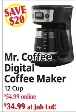 Ocean State Job Lot Digital Coffee Maker offer