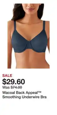 Nordstrom Wacoal Back Appeal Smoothing Underwire Bra offer