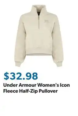 Sam's Club Under Armour Women's Icon Fleece Half-Zip Pullover offer