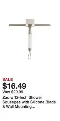 Nordstrom Zadro 12-Inch Shower Squeegee with Silicone Blade & Wall Mounting Bracket offer